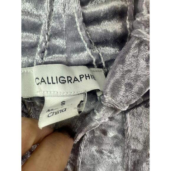 NWT Calligraphie by Anthropologie Velvet Top Size Small - Picture 8 of 11